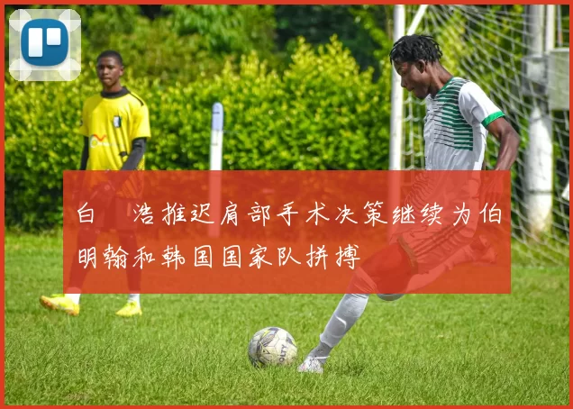 白昇浩推迟肩部手术决策继续为伯明翰和韩国国家队拼搏